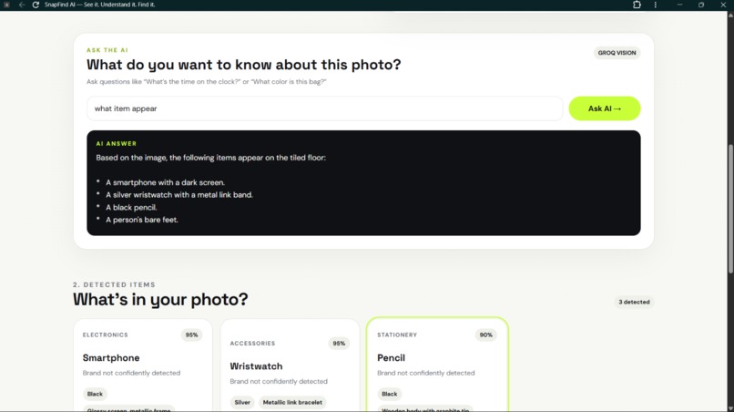 SnapFind AI – screenshot 3