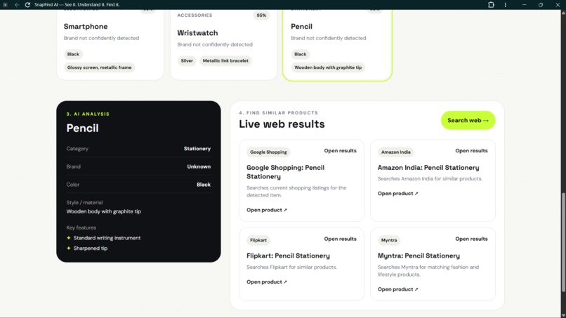 SnapFind AI – screenshot 4