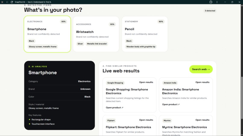 SnapFind AI – screenshot 5