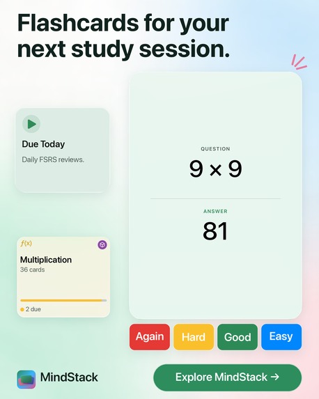 MindStack Flashcards – screenshot 1