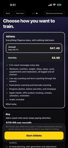 Fitgence – screenshot 4