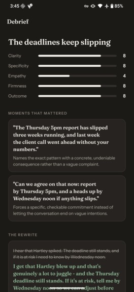 backbone: Conversation Coach – screenshot 1