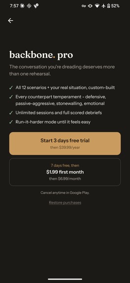 backbone: Conversation Coach – screenshot 6