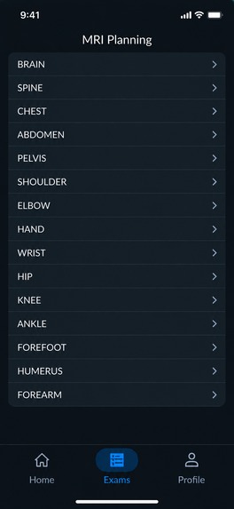 MRI Plan – screenshot 2