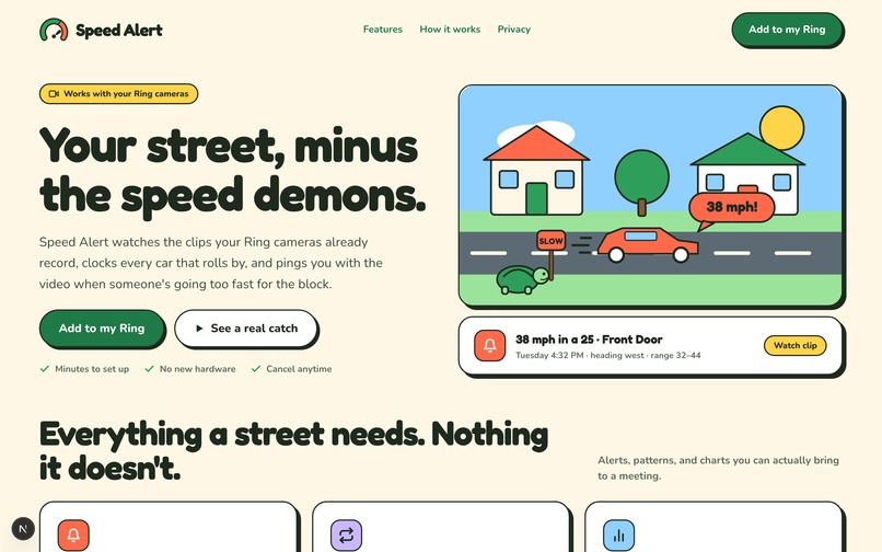 Speed Alert – screenshot 1