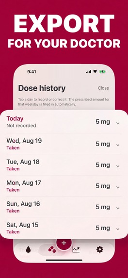 Coagly: Warfarin & INR Tracker – screenshot 5