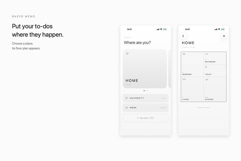 Basyo Memo – screenshot 1