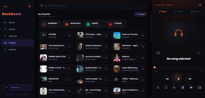 DarkBeats – screenshot 1
