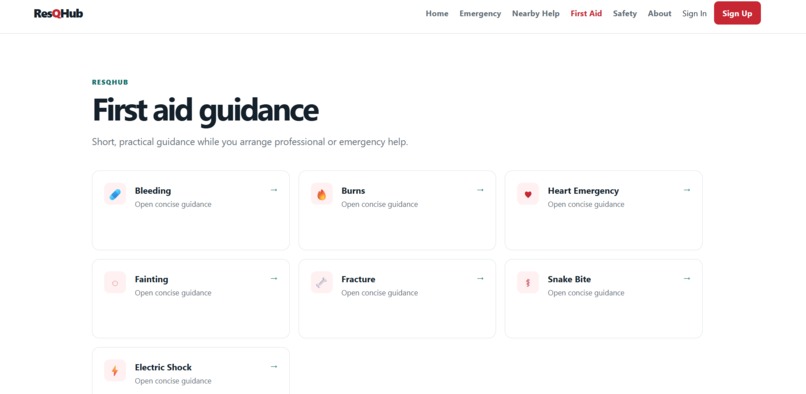 ResQHub – screenshot 3