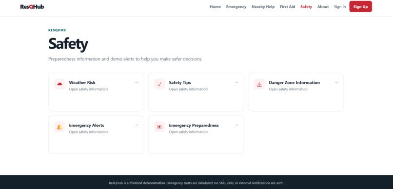 ResQHub – screenshot 4