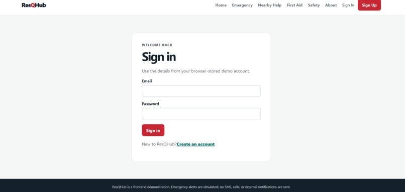 ResQHub – screenshot 5