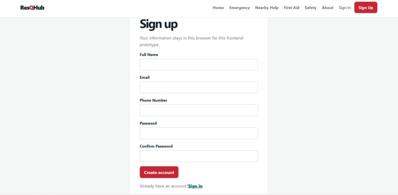 ResQHub – screenshot 6