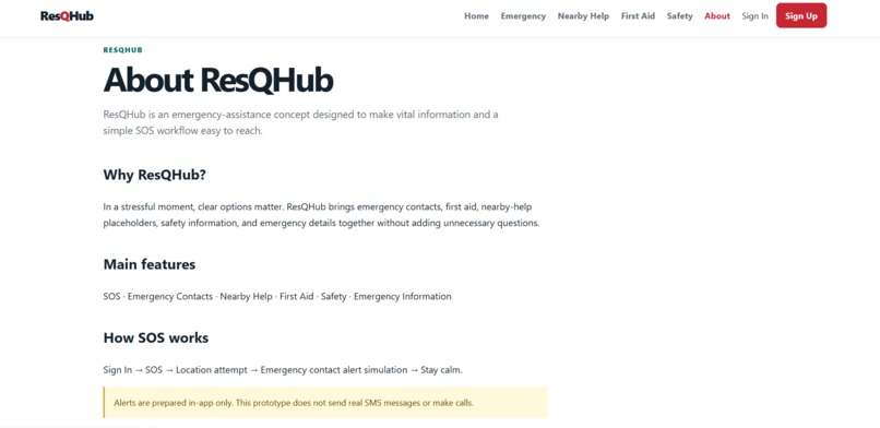 ResQHub – screenshot 7