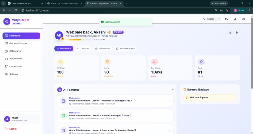 VidyaQuest:Gamified Learning Platform for Education – screenshot 7
