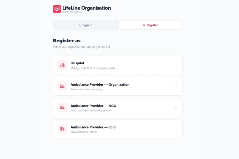 Smart Ambulance Dispatch & Hospital bed Availability System – screenshot 5