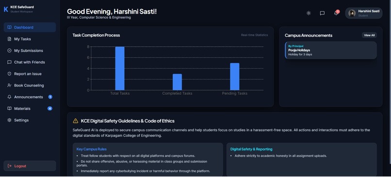 AI BASED CYBERBULLYING DETECTION PLATFORM  – screenshot 6