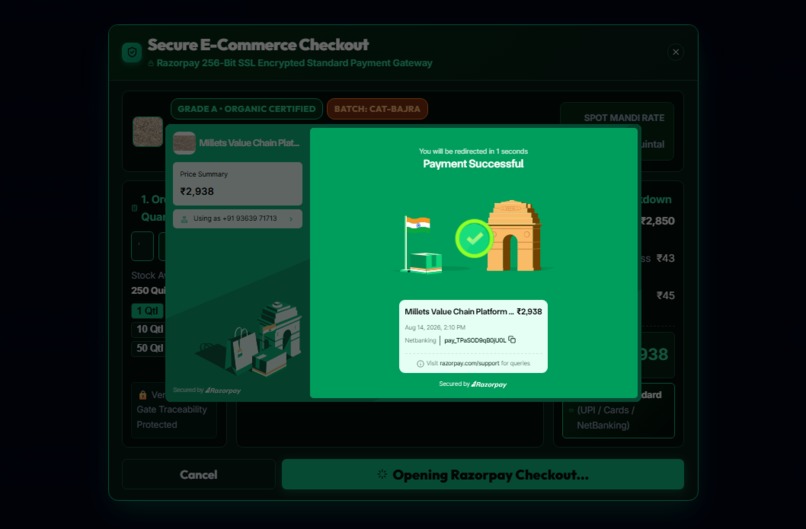 Millet value chain platform – screenshot 8