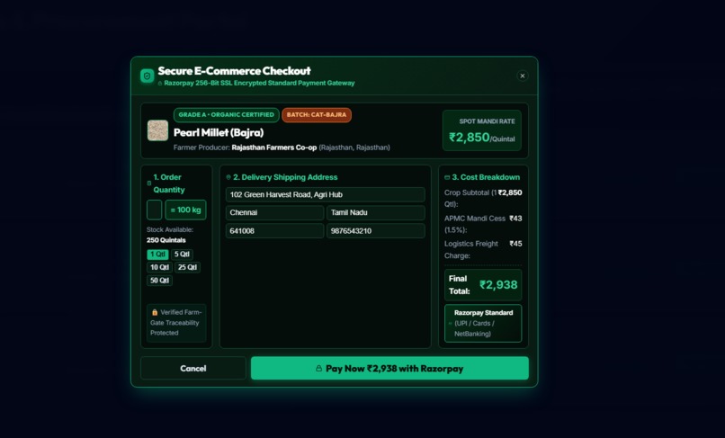 Millet value chain platform – screenshot 13