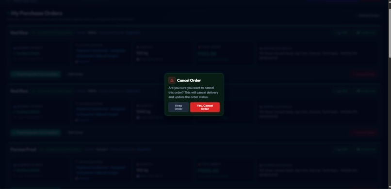 Millet value chain platform – screenshot 14