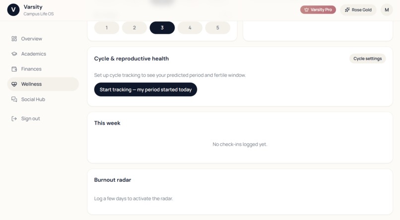 Varsity: An All-in-One Campus OS – screenshot 7
