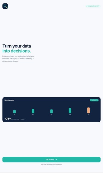 DataLens  – screenshot 1