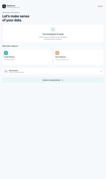 DataLens  – screenshot 2