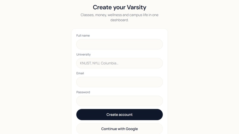 Varsity: An All-in-One Campus OS – screenshot 14