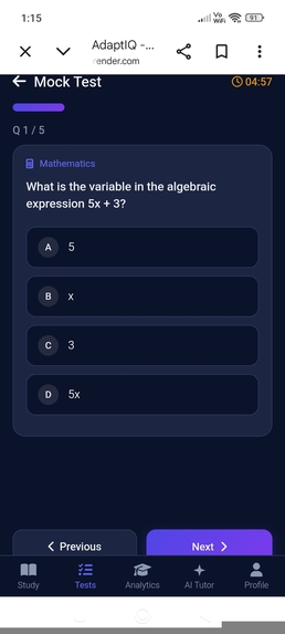 AdaptIQ – screenshot 2