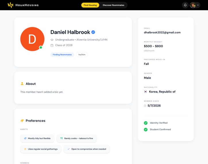 HawkHousing – screenshot 2