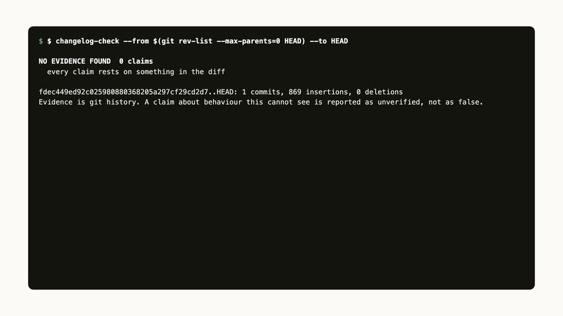 Changelog Check – screenshot 3