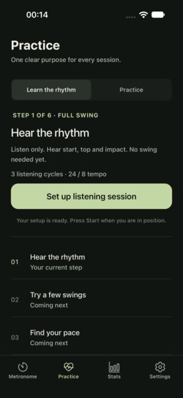 Golf Metronome – screenshot 2