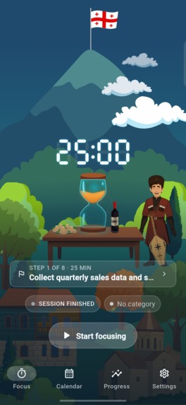 Geo Pomodoro – screenshot 6