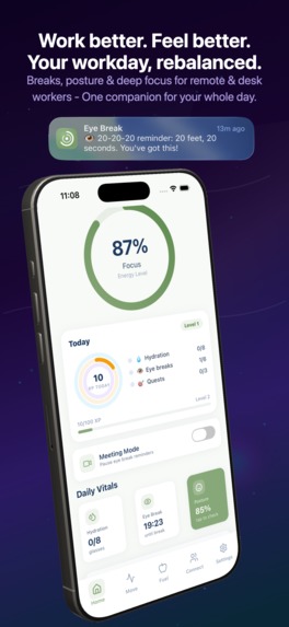 Syncro - Remote Work Wellness  – screenshot 2