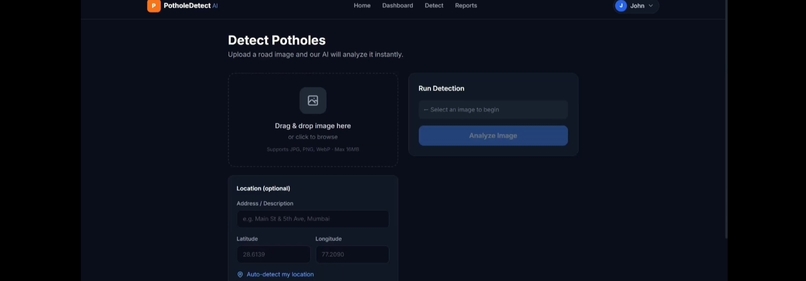 smart pothole detection – screenshot 3