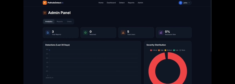 smart pothole detection – screenshot 4