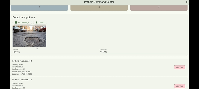 smart pothole detection – screenshot 7