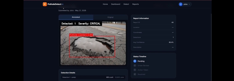 smart pothole detection – screenshot 10