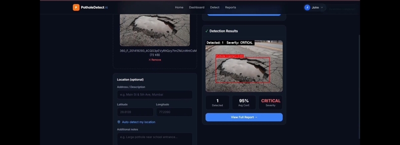 smart pothole detection – screenshot 12