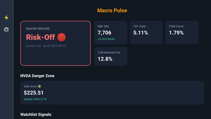 MacroPulse AI  – screenshot 2