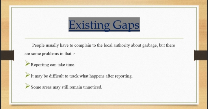 Report garbage through an app  – screenshot 1