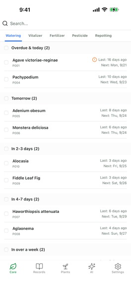 Plant Record - For Collectors – screenshot 2