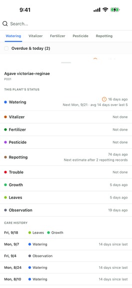 Plant Record - For Collectors – screenshot 3