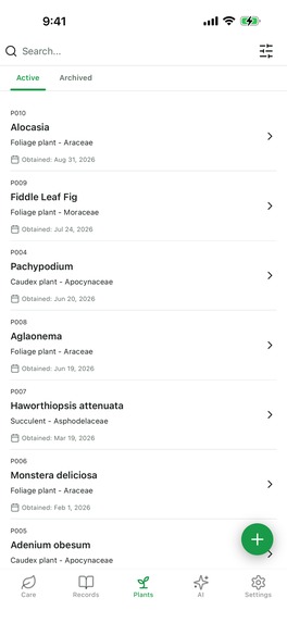 Plant Record - For Collectors – screenshot 5