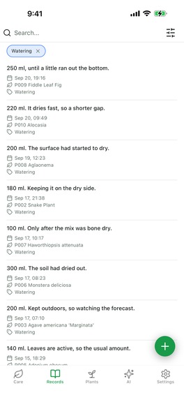 Plant Record - For Collectors – screenshot 6