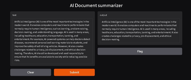 Ai Document Summariser  – screenshot 3