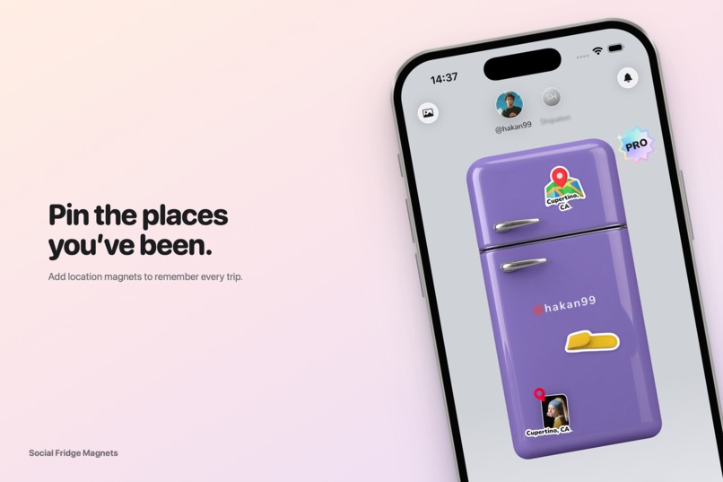 Social Fridge Magnet – screenshot 1