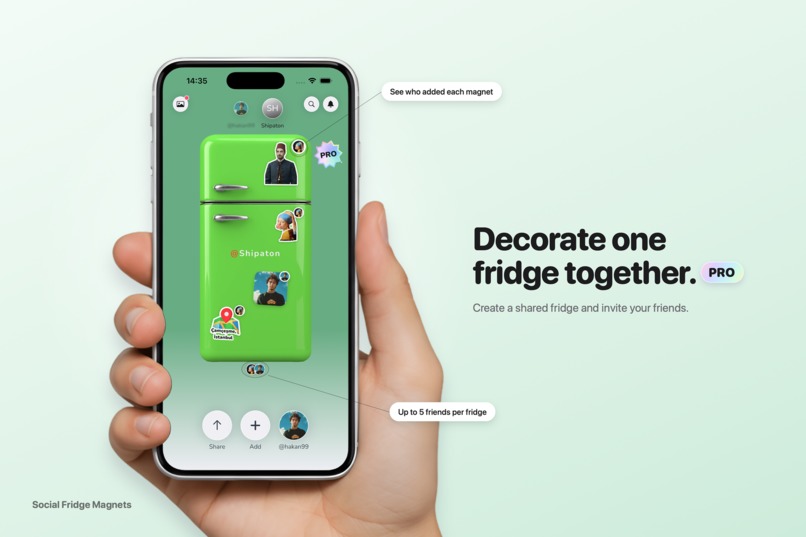 Social Fridge Magnet – screenshot 3