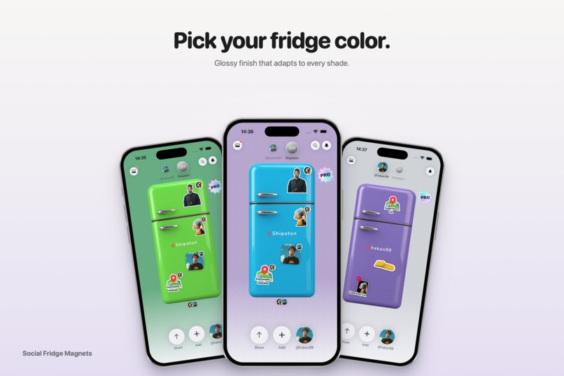 Social Fridge Magnet – screenshot 4