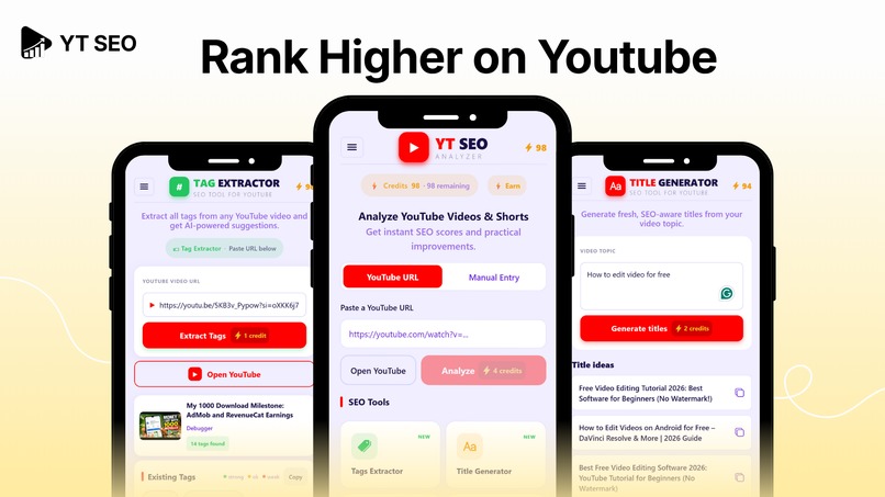 YTSEO: YouTube SEO AI Tool – screenshot 1
