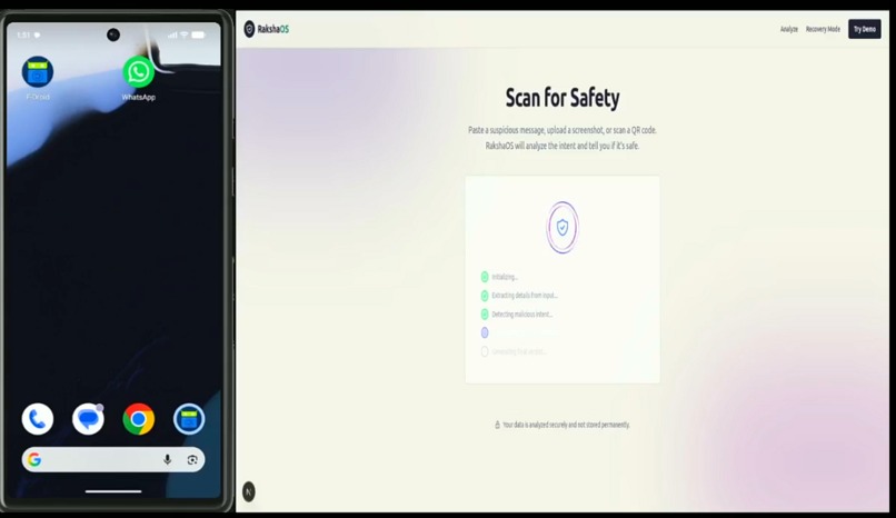 RakshaOS – screenshot 3